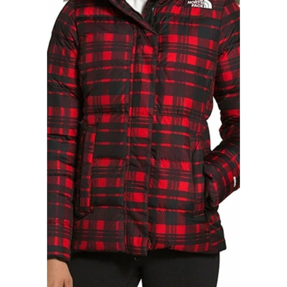 The North Face Women's Hooded Gotham 550 Down Puffer Coat Sz Med